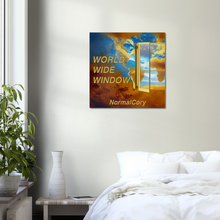 Load image into Gallery viewer, World Wide Window Album Cover Canvas