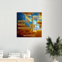 Load image into Gallery viewer, World Wide Window Album Cover Canvas