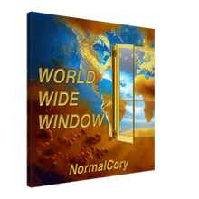 Load image into Gallery viewer, World Wide Window Album Cover Canvas
