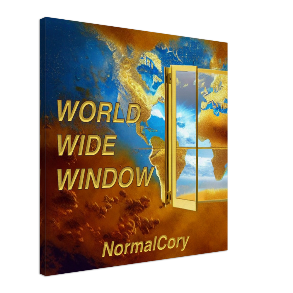 World Wide Window Album Cover Canvas