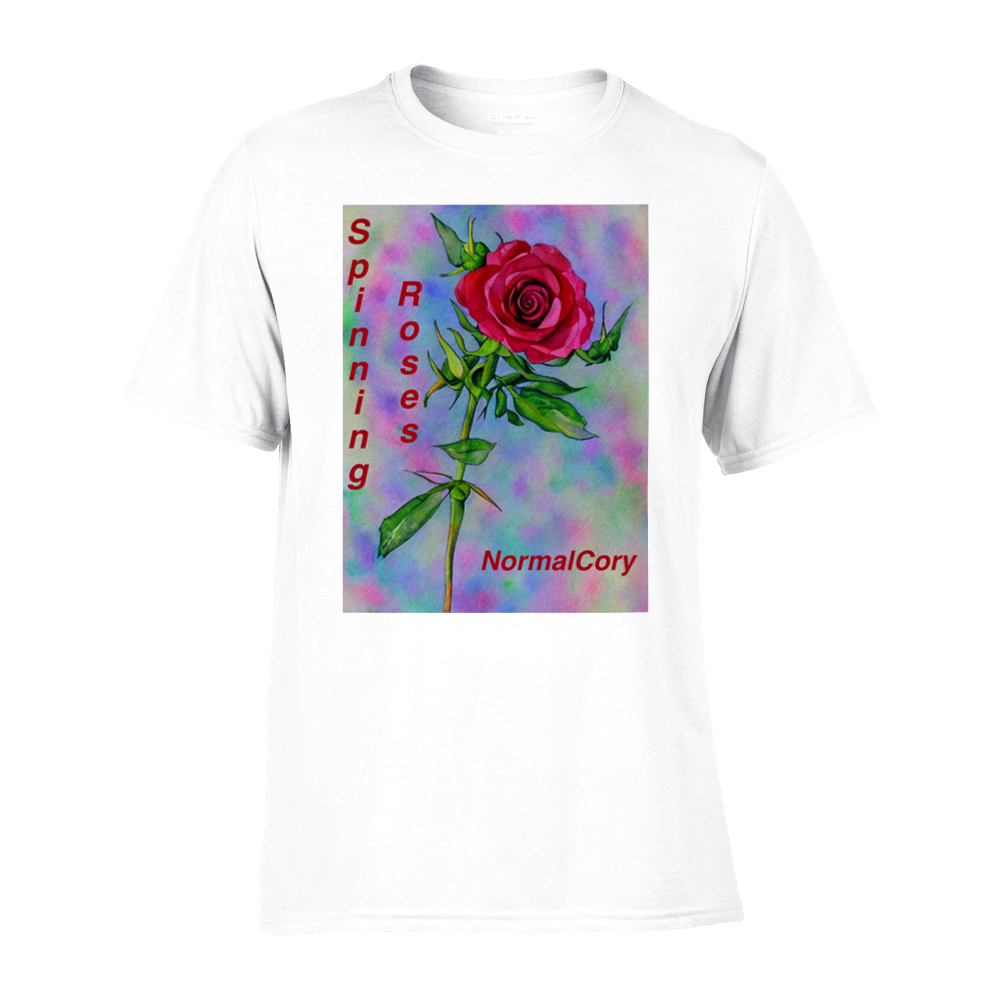 Normal Cory Spinning Roses Unisex Crewneck T-shirt